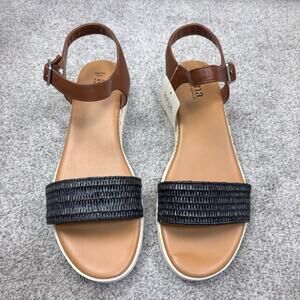 New! Ana brown and black sandals women's size 11